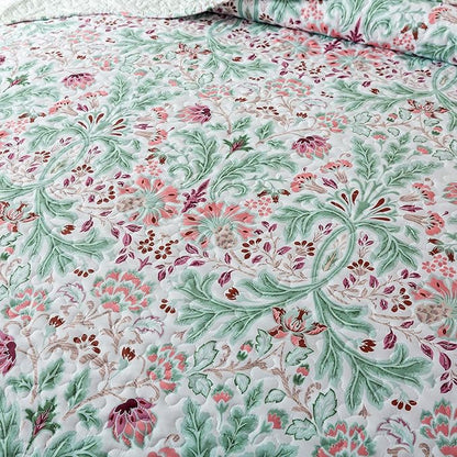 HoneiLife Quilt Set Queen Size - Microfiber Bedspreads for Queen Bed, Reversible Coverlet Lightweight Bedcover Quilt Bedding Sets for Queen Bed