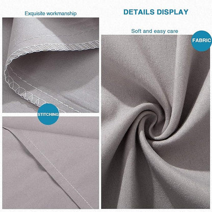 FLXXIE 6 Pack Microfiber Queen Pillowcases, Ultra Soft and Wrinkle, Fade Resistant Pillow Cases with Envelope Closure, 20x30 Inches, Smoky Grey