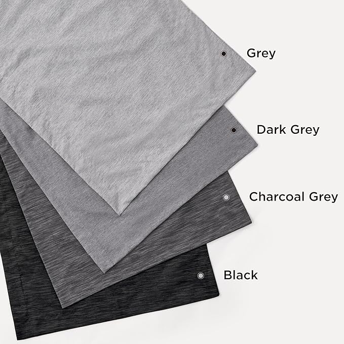 Bedsure Twin/Twin XL Comforter Set - Dark Grey Soft Bedding for All Seasons, Cationic Dyed Bed Set, 2 Pieces, 1 Twin Size Comforter (68"x88") and 1 Pillow Sham (20"x26"+2")