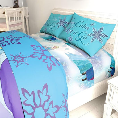 Disney Frozen 'Magical Winter' 7 Piece Full Bed In A Bag
