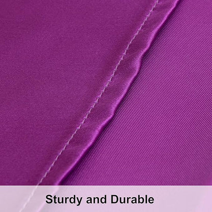 NTBAY 2 Pack Satin Queen Pillowcases for Hair and Skin, Luxurious and Silky Pillow Cases with Envelope Closure, 20x30 Inches, Purple