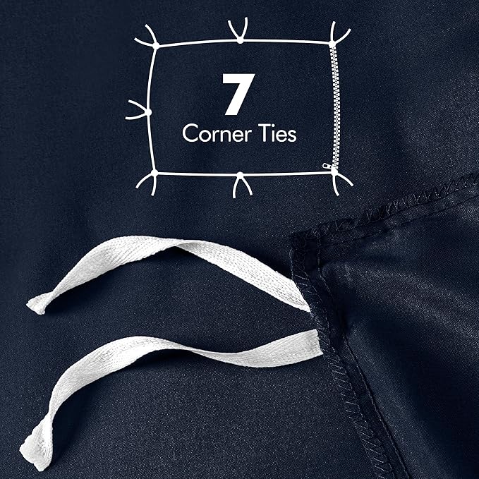 Utopia Bedding Duvet Cover Full Size - 3 Piece with Zipper Closure - 1 Comforter Cover 80X90 Inches & 2 Pillow Shams 20X26 Inches (Navy) Comforter Not Included