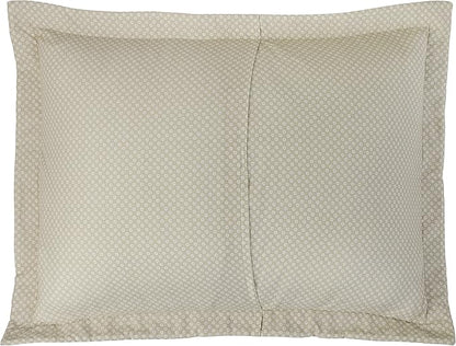 Laura Ashley - Queen Quilt Set, Reversible Cotton Bedding with Matching Shams, Home Decor for All Seasons (Bedford Mocha, Queen)