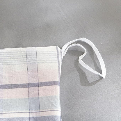 EAVD Colorful Gingham Duvet Cover King Soft Washed Cotton Chic Grid Plaid Duvet Cover with 2 Pillowcases Modern Grid Checkered Bedding Set for Boys Girls Women Men Farmhouse Gingham Bedding Set