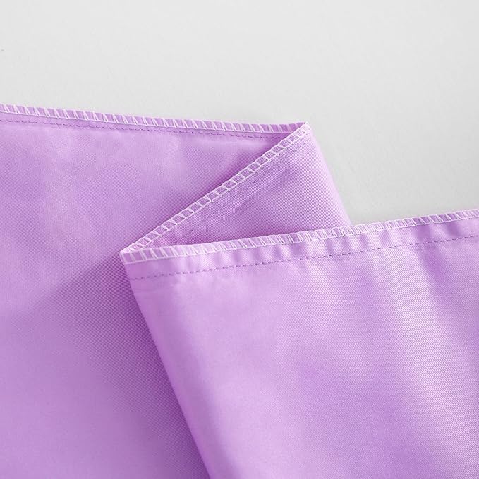 NTBAY Queen Pillowcase Set - 4 Pack Brushed Microfiber 20x30 Pillowcases - Soft, Wrinkle-Free, Fade-Resistant, Stain-Resistant, Light Purple Pillowcases with Envelope Closure - 20x30 Inches