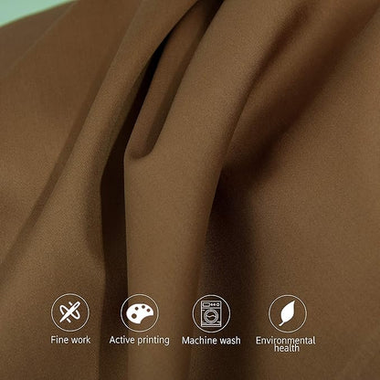 NTBAY Egyptian Cotton Body Pillowcase - 500 Thread Count Cotton Body Pillow Cover - Soft and Breathable Envelope Closure Body Pillowcase for Adults, 20x54 Inches, Brown