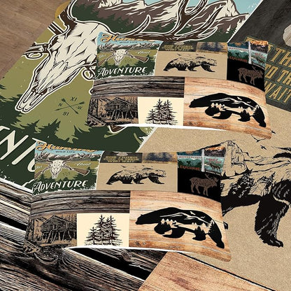 NINENINE Deer Bedding Camo Comforter Set Twin Bedding Set for Boys Hunting Bedding Set for Kids,Western Rustic Geometric Bedding with 1 Pillowcase