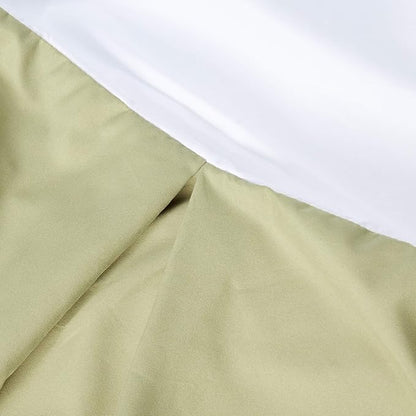 Southshore Fine Living, Inc. Sage Green Bed Skirt King Size 14 Inch Drop - Pleated Dust Ruffle for King Size Bed - Pet Hair Resistant, Wrinkle Free, to Hide Underbed Storage - Sage Green