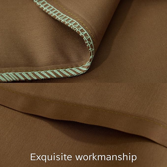 NTBAY Egyptian Cotton Body Pillowcase - 500 Thread Count Cotton Body Pillow Cover - Soft and Breathable Envelope Closure Body Pillowcase for Adults, 20x54 Inches, Brown