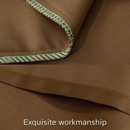 NTBAY Egyptian Cotton Body Pillowcase - 500 Thread Count Cotton Body Pillow Cover - Soft and Breathable Envelope Closure Body Pillowcase for Adults, 20x54 Inches, Brown