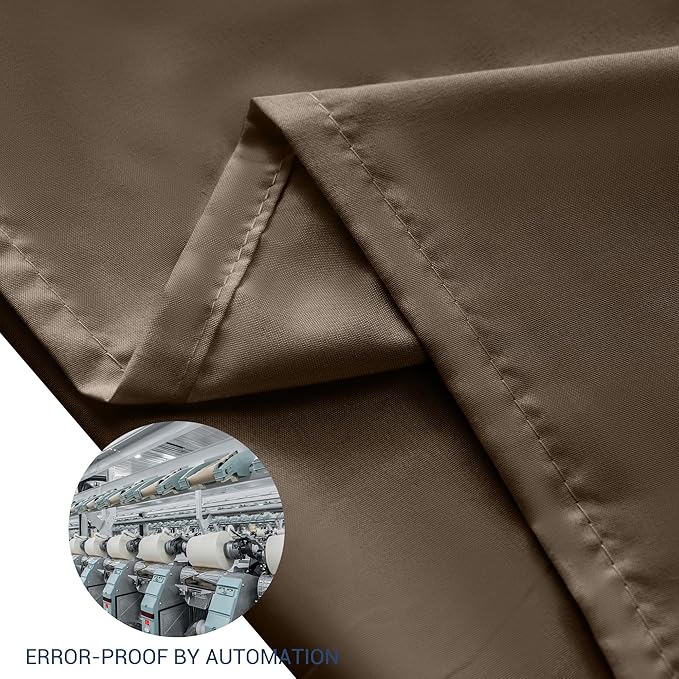 Pillowcases Queen 12 Pack, 20x30 Pillow Cases with Envelope Closure, Soft Plain Brushed Microfiber Covers Breathable Wrinkle-Resistant, Brown