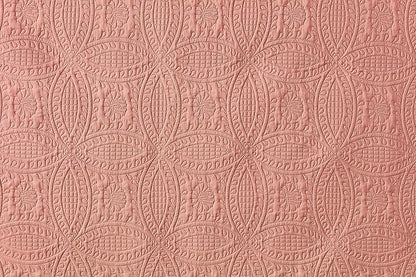 Chezmoi Collection Austin 3-piece Oversized Bedspread Coverlet Set (King, Salmon) | Oversized, Lightweight, Fade Resistant