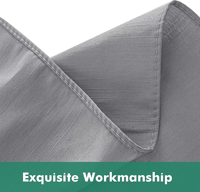 Biscaynebay Wrap Around Bed Skirts with Split Corners for Queen Beds 17" Drop, Silver Grey Elastic Dust Ruffles Adjustable Easy Fit Wrinkle & Fade Resistant Silky Luxurious Fabric Machine Washable