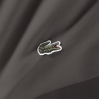 Lacoste 100% Cotton Percale 3-Piece Sheet Set – Cool, Crisp, Matte, and Durable, Oeko-Tex Certified – Solid, Dark Gray, Twin XL