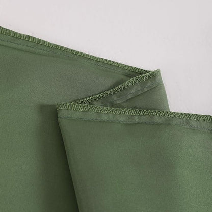 NTBAY 2 Pack Satin King Pillowcases for Hair and Skin, Luxurious and Silky Pillow Cases with Envelope Closure, 20x40 Inches, Olive Green