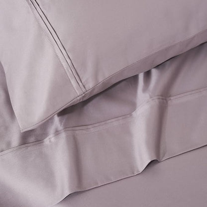 Superior 1200-Thread Count Egyptian Cotton Solid Pillowcase Set, Zephyr