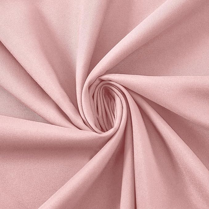 MILVOWOC 2Pcs Brushed Microfiber Queen Pillowcases - 20 x 30 Inch, Dusty Pink Pillow Case Set Non Slip Envelope Pillow Cover with Moisture Absorption and Anti-Wrinkle