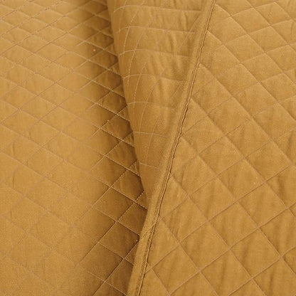 Lush Decor Ava Diamond Cotton Quilt California King Size 3 Piece Set King/California King Mustard - Yellow Bedding Set California King Quilt - Fall Quilts