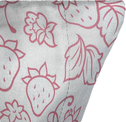 Jay Franco Kids Sheet Set with Fitted, Flat Sheets & Pillow Cover - Ultra-Soft Bedding with Pillowcase for Room Decor, Pink - Strawberry Shortcake, 4 Piece Queen