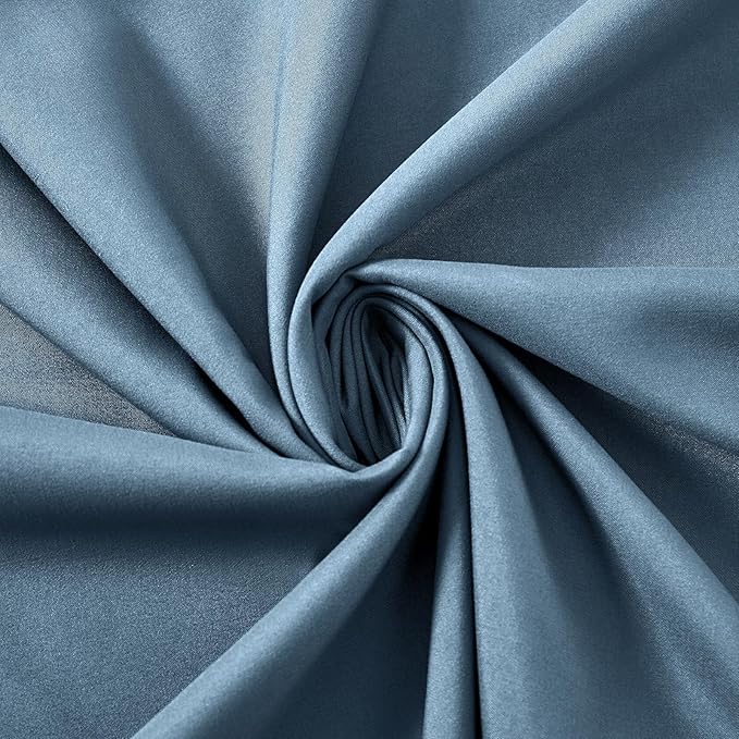 MILVOWOC 2Pcs Brushed Microfiber Body Pillowcases - 20 x 55 Inch, Slate Blue Pillow Case Set Non Slip Envelope Pillow Cover with Moisture Absorption and Anti-Wrinkle