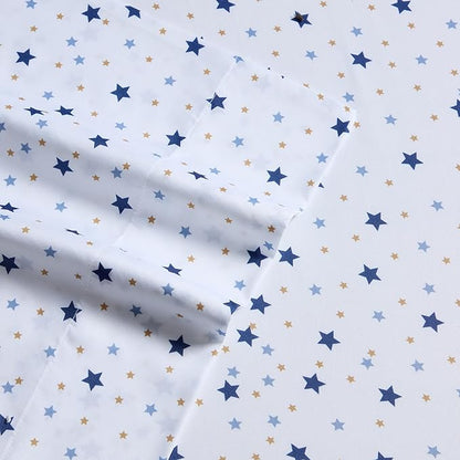 Kids Bedding Set Bed in a Bag for Boys and Girls Toddlers Printed Sheet Set and Comforter, Full, Galaxy