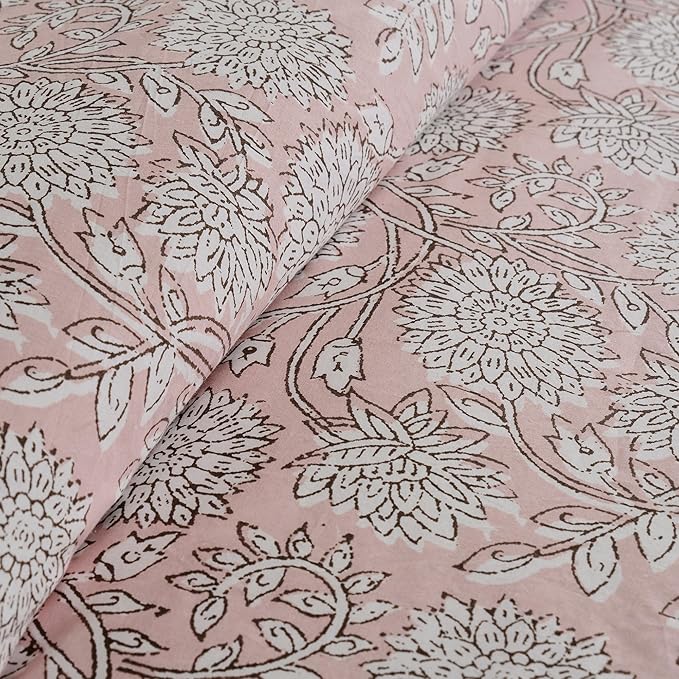 Levtex Home Adare Blush Reversible King/Cal King Comforter Set (106x94in) with 2 Pillow Shams (36x20in) - Floral Bedding - Blush and White - 100% Cotton King Size Comforter Set - Soft, Pre-Washed