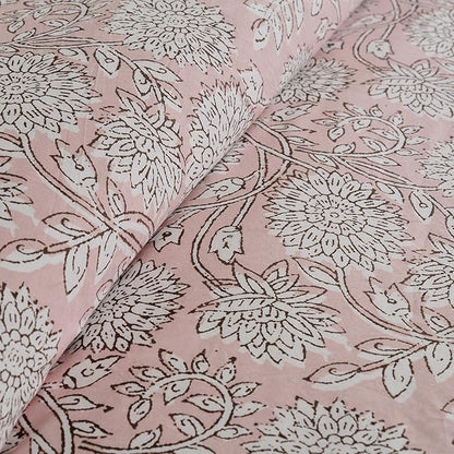 Levtex Home Adare Blush Reversible King Duvet Cover Set (106x94in) with 2 Pillow Shams (36x20in) - Floral Bedding - Blush and White - Cotton King Size Duvet Cover Set - Soft, Pre-Washed
