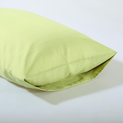Evolive Ultra Soft Brushed Microfiber Standard Size 20"x30" Pillowcases Pair Set of 2 with Envelope Closure (20"x30" Standard, Sage)