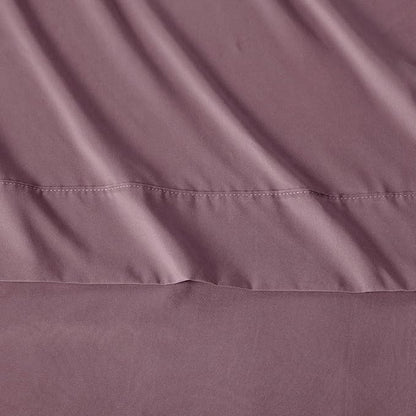Amazon Basics Lightweight Super Soft Easy Care Wrinkle-Free Microfiber 3-Piece Bed Sheet Set with 14-Inch Deep Pockets, Twin, Rose, Solid