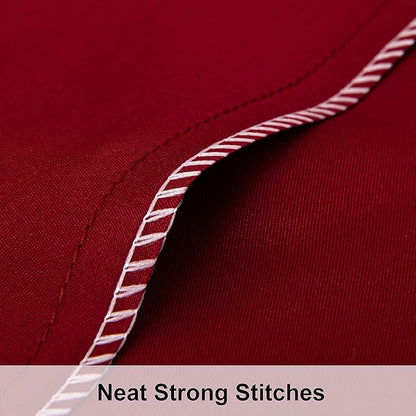 NTBAY 12 Pack Satin Standard Pillowcases for Hair and Skin, Luxurious and Silky Pillow Cases with Envelope Closure, 20 x 26 Inches, Wine Red