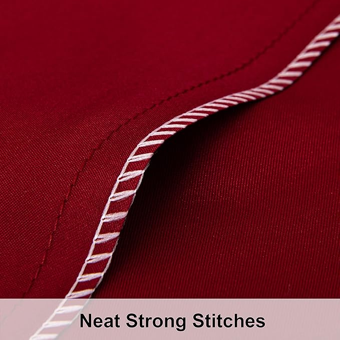 NTBAY 12 Pack Satin King Pillowcases for Hair and Skin, Luxurious and Silky Pillow Cases with Envelope Closure, 20 x 36 Inches, Wine Red