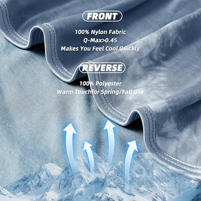 inhand Cooling Blanket Full Size (80"x90"), Cooling Blankets for Hot Sleepers, Absorbs Heat to Keep Adults Cool for Summer Nights Sweats, Thin Cold Lightweight Blanket for Couch Bed, All Season Use