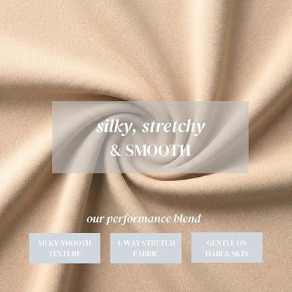 Beckham Hotel Collection Cooling Pillowcases for Hot Sleepers, Standard/Queen Size Set of 2, Cool Bedding, Envelope Closure, Silky Soft, Breathable, Moisture-Wicking, Sand