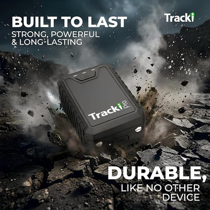 Tracki Pro GPS Tracker for Vehicles, Subscription Required, Cancel Anytime – Track Cars & Assets for Months – Hidden GPS Tracker for Car