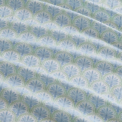 Tommy Bahama - King Sheet Set, Crisp & Cool Cotton Percale Bed Sheets, Deep Pockets, Coastal Bedding with Matching Fitted Sheet & Pillowcases (Coastal Bay Blue)
