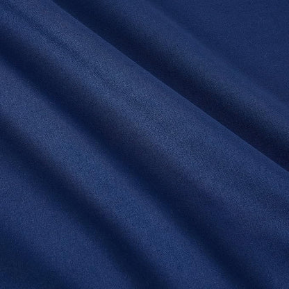 Amazon Basics 2-Piece Soft Microfiber Kid's Comforter and Pillow Sham Set, Twin, Navy, Solid