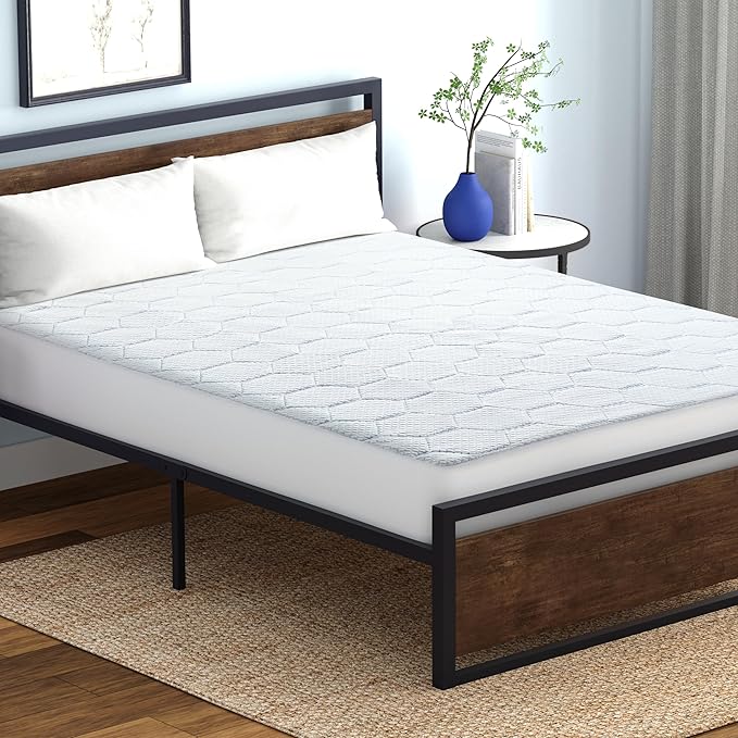 Vibe Cooling Quilted Memory Foam Mattress Pad, Full