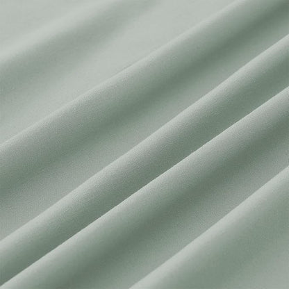 Modern Threads Soft Microfiber Solid Sheets - Luxurious Microfiber Bed Sheets - Includes Flat Sheet, Fitted Sheet with Deep Pockets, & Pillowcases Seafoam Twin