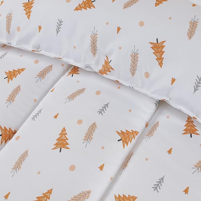 Utopia Bedding Pine Tree Kids Comforter Set with 2 Pillow Shams, 3 Piece Soft Microfiber Twin Bed Comforter with Pillow Shams, Printed Kids Bedding for Boys and Girls, Breathable, Easy Care