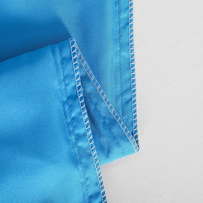 NTBAY 2 Pack Satin King Pillowcases for Hair and Skin, Luxurious and Silky Pillow Cases with Envelope Closure, 20x36 Inches, Royal Blue