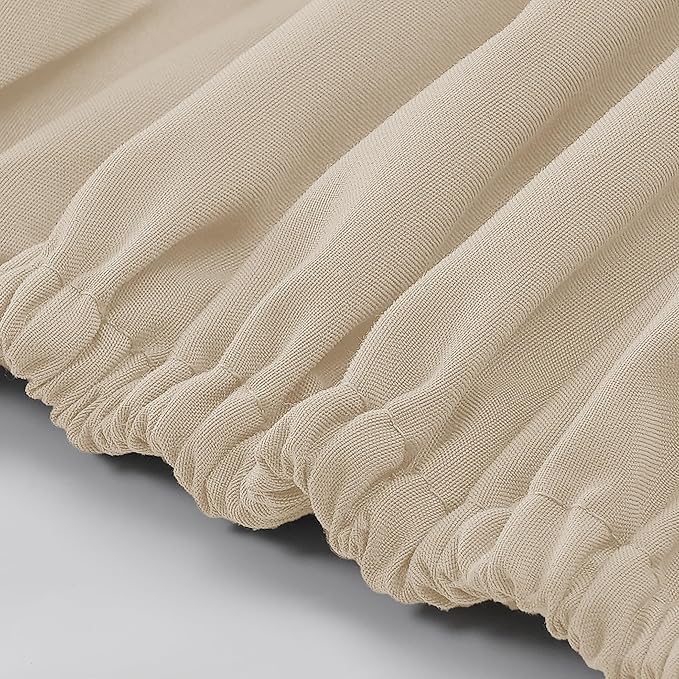 Modern Threads Soft Microfiber Solid Sheets - Luxurious Microfiber Bed Sheets - Includes Flat Sheet, Fitted Sheet with Deep Pockets, & Pillowcases Egg Shell Twin
