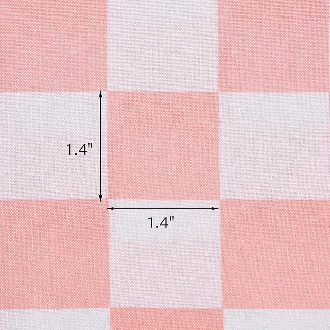 Best Season Bed Sheet Set 3 Piece -Twin Size-Soft Durable Microfiber Bedding Sheet Set,Deep Pocket,Stain,Fade & Wrinkle Resistant Green and White Checkerboard Grid(Plaid Coral&White)