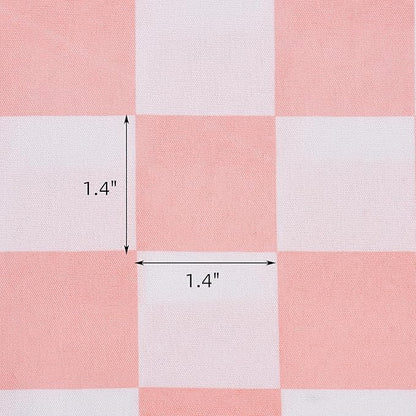 Best Season Bed Sheet Set 3 Piece -Twin Size-Soft Durable Microfiber Bedding Sheet Set,Deep Pocket,Stain,Fade & Wrinkle Resistant Green and White Checkerboard Grid(Plaid Coral&White)
