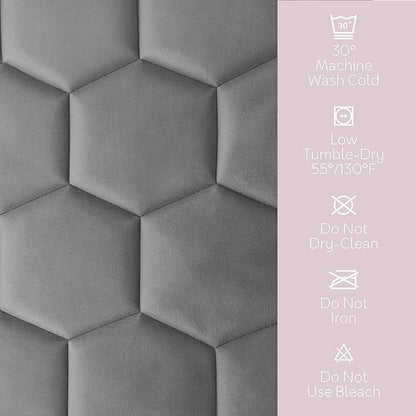 Hearth & Harbor Twin XL Size Quilted Fitted Mattress Pad Cover, 100% Waterproof Mattress Protectors, College Dorm Room Essentials, Deep Pocket Fitted Mattress Cover 8" - 21", Gray