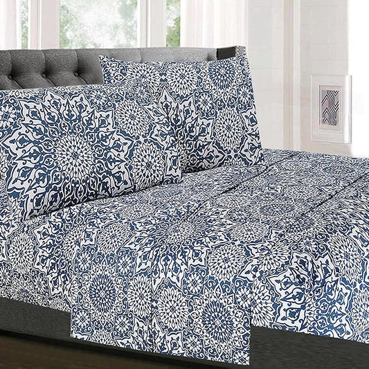 Queen Size Bed Sheets - Breathable Luxury Sheets with Full Elastic & Secure Corner Straps Built In - 1800 Supreme Collection Extra Soft Deep Pocket Bedding Set, Sheet Set, Queen, Oasis