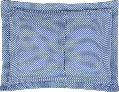 Laura Ashley - Twin Quilt Set, Soft & Reversible Cotton Floral Bedding with a Medium Weight Feel, 2 Piece Bed Set with Matching Pillowcases (Bedford Delft Blue)