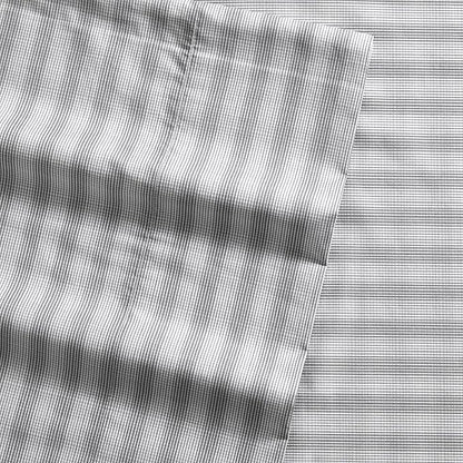 Nautica - Twin Size Sheet Set, Crisp & Tailored Cooling Sheets with a Smooth Cotton Percale Lightweight Feel - Bed Sheets with Matching Pillowcase & Fitted Sheet (Michael Plaid Grey)