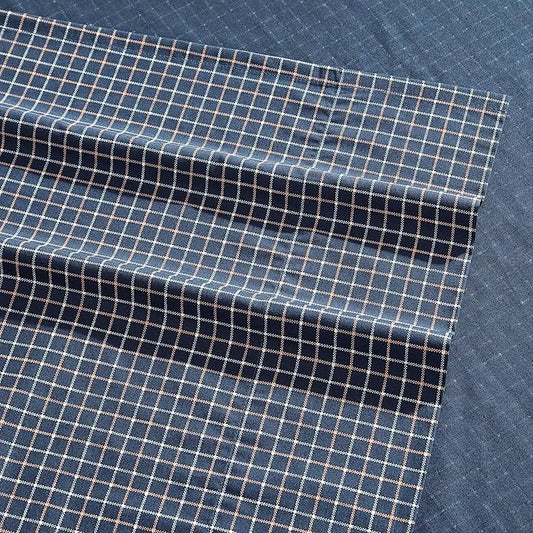 Nautica - Full Sheets, Premium Cotton Percale Bedding Set, Plaid Home Decor, Oeko-Tex Certified (Reece Plaid Navy, Full)