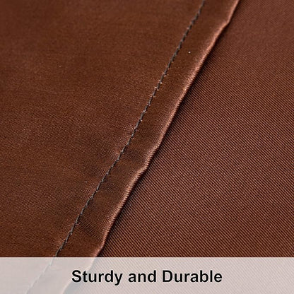 NTBAY Satin Body Pillowcase for Hair and Skin, Luxurious and Silky Pillow case with Envelope Closure, 20x54 Inches, Brown