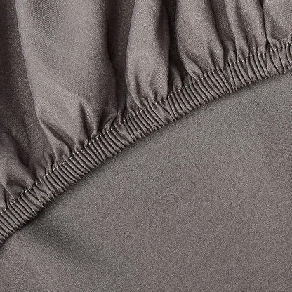 Elegant Comfort 1500 Premium Hotel Quality 1-Piece Fitted Sheet, Softest Quality Microfiber - Deep Pocket up to 16 inch, Wrinkle and Fade Resistant, King, Gray